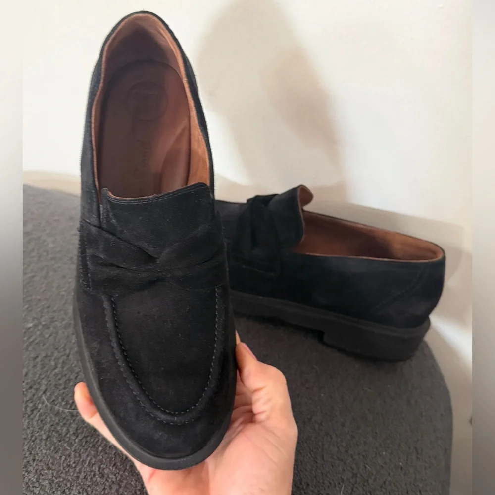 Paul Green Dark Suede Loafers - Picture 12 of 13